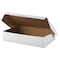 Sct White One-Piece Non-Window Bakery Boxes, 1/2-Sheet Cake Box, 19 x 14 x 4, White, Paper, PK50 SCH 1029 - alternate 2